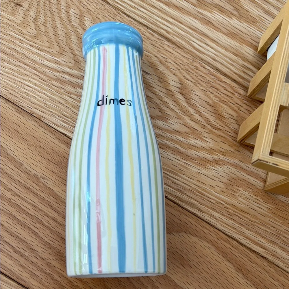 Colorful Ceramic Coin Banks Set - Picture 2 of 7
